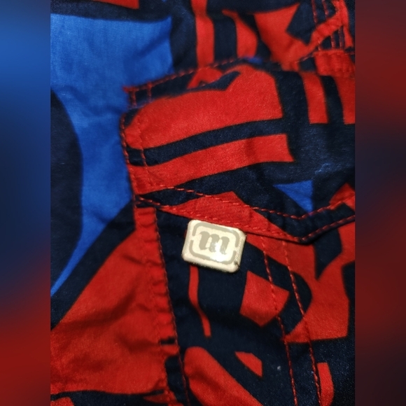 Red/Blue Swimming Shorts - Picture 6 of 8
